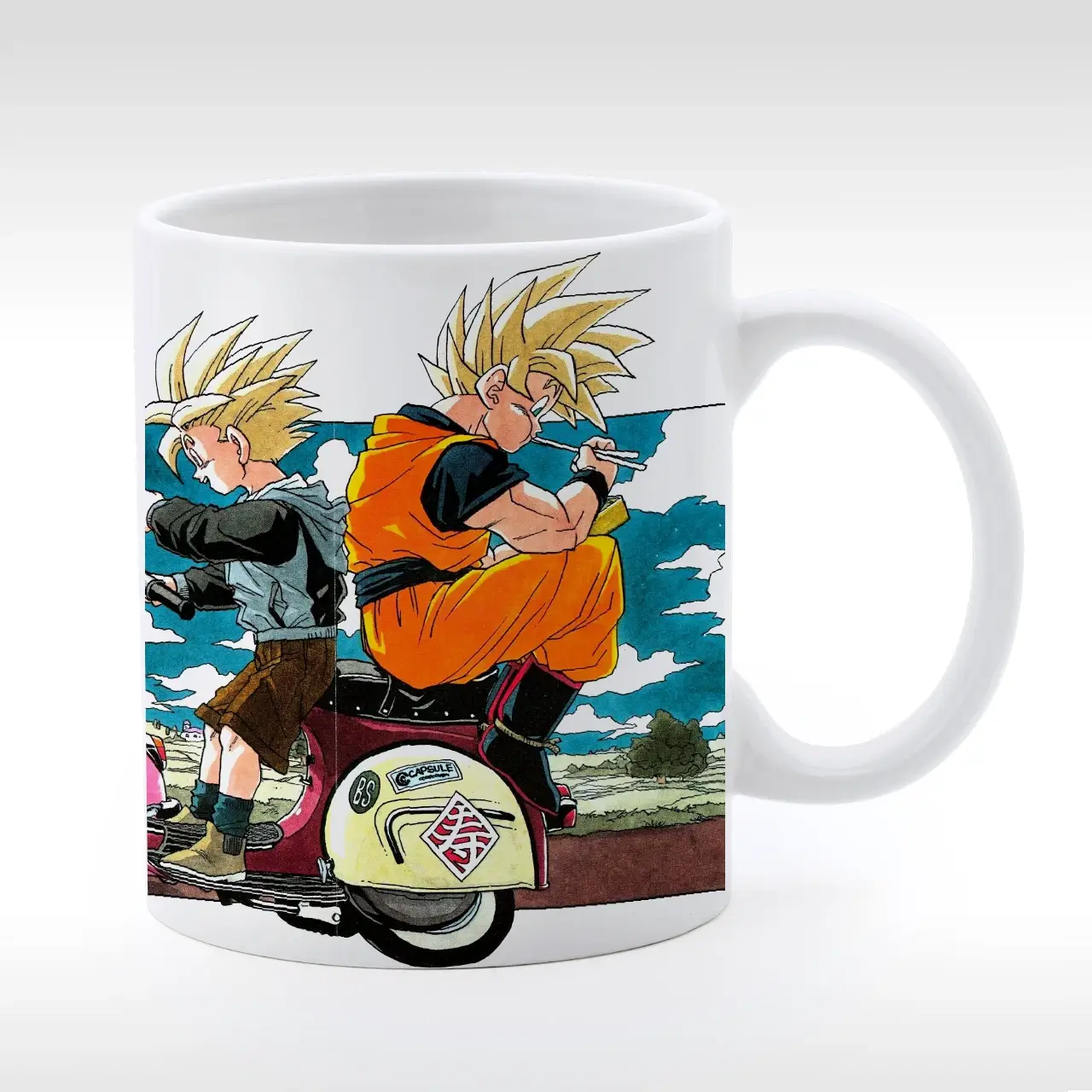 Kubek dragon ball z druga strona.