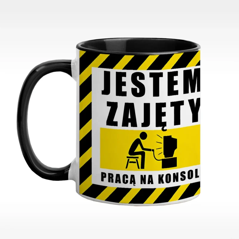 Kubek jestem zajęty pracą na konsoli.