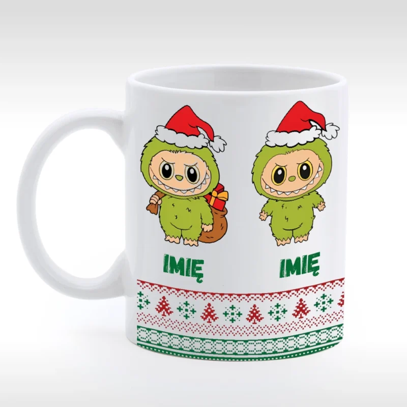 Kubek lafufu na prezent święta.