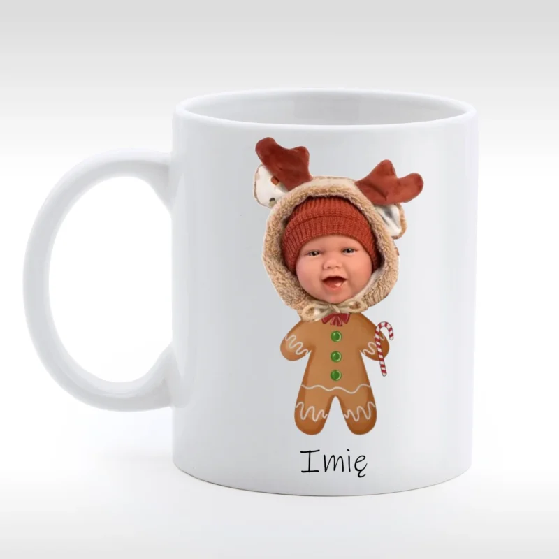 Prezent na święta - kubek z własnym zdjęciem.