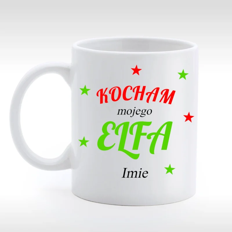 Kubek kocham mojego elfa.
